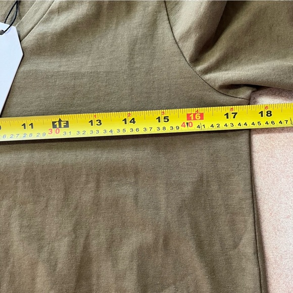 NWT Universal Standard Tesino Military Olive Jersey Loose Oversized Dress - Picture 8 of 11